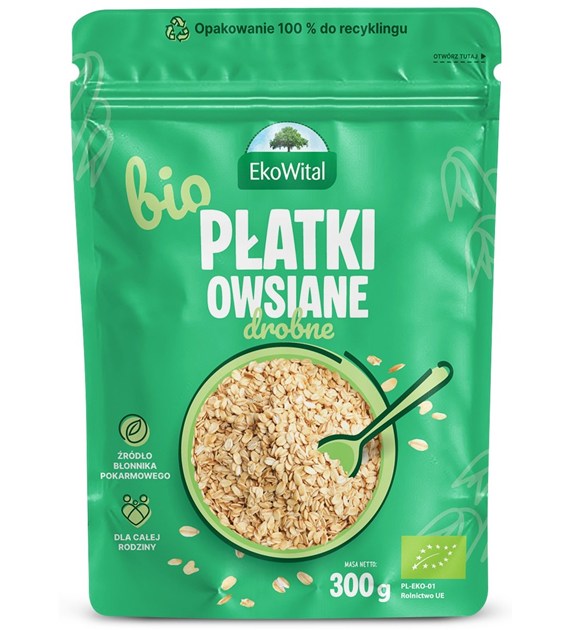 Płatki owsiane drobne BIO 300 g
