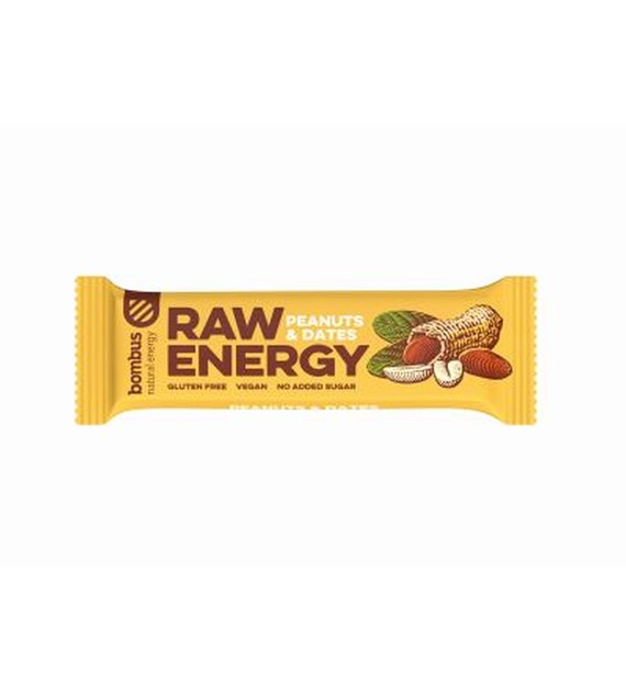 Baton RAW ENERGY orzech ziemny-daktyl BEZGL. 50 g