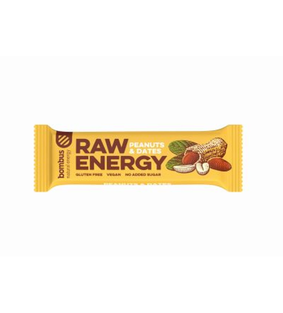 Baton RAW ENERGY orzech ziemny-daktyl BEZGL. 50 g