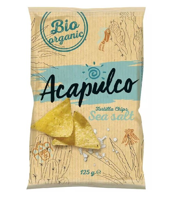 Nachosy naturalne BIO 125 g