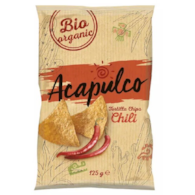Nachosy o smaku chili BIO 125 g