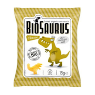 Chrupki kukurydziane Dinozaury o smaku serowym BEZGL. BIO 15 g