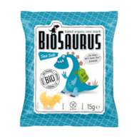 Chrupki kukurydziane Dinozaury z solą morską BEZGL. BIO 15 g