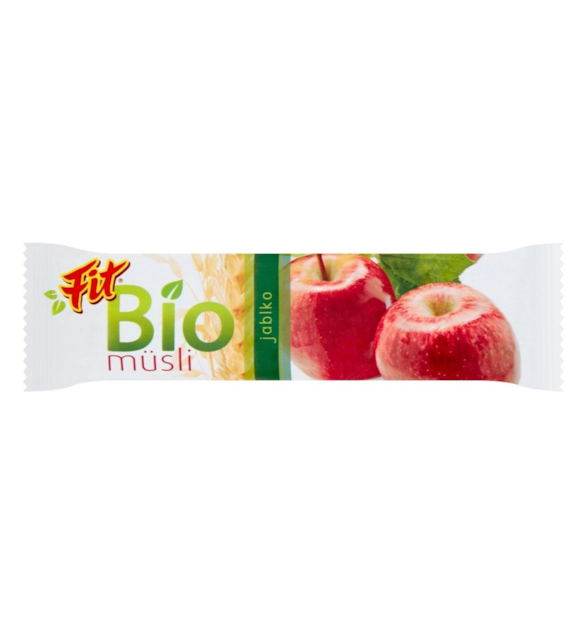 Baton musli jabłkowy BIO 30 g (SPRZEDAŻ NA OPAKOWANIA ZBIORCZE)