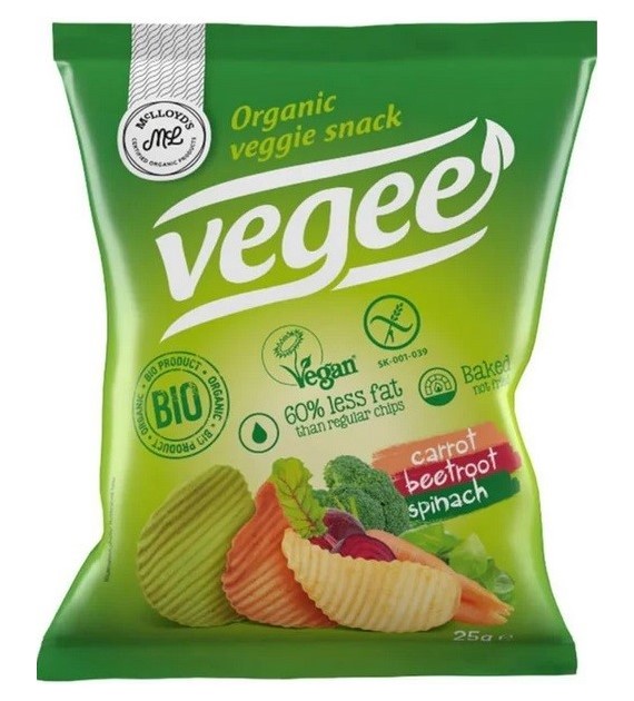 Chipsy warzywne BEZGL. BIO 25 g Vegee