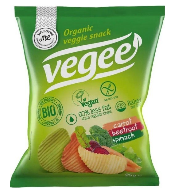 Chipsy warzywne BEZGL. BIO 25 g Vegee