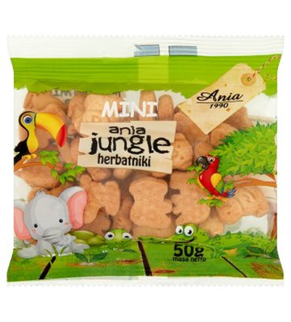 Herbatniki mini jungle zoo B/C 50 g