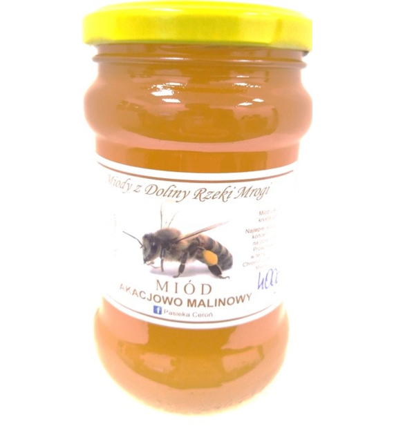 Miód akacjowo malinowy 400 g