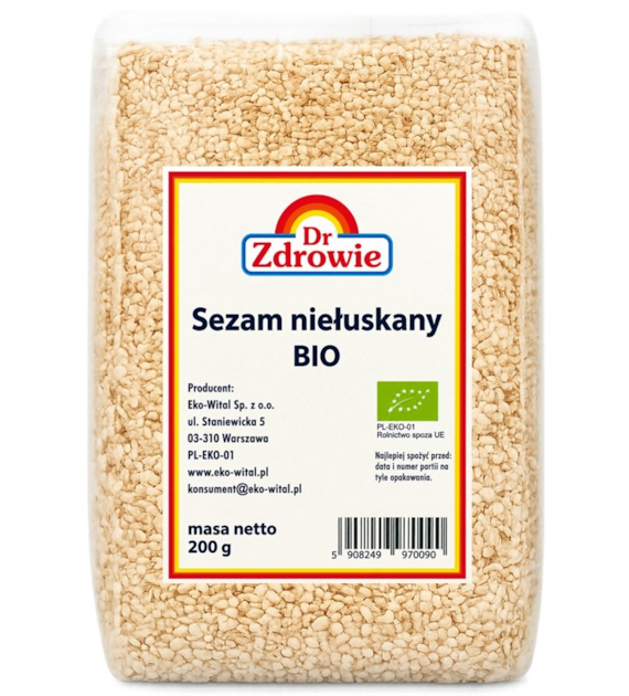 Sezam niełuskany BIO 200 g