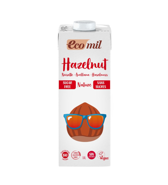Napój z orzechów laskowych bez dodatku cukru bezglutenowy BIO 1 l