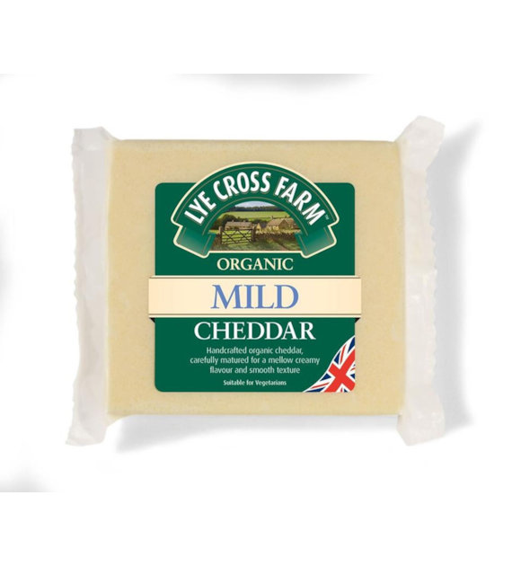 Ser Cheddar łagodny, dojrzewający 3-5 miesięcy BIO 200 g
