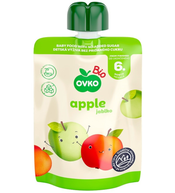 Przecier jabłkowy po 6 miesiącu życia BIO 90 g