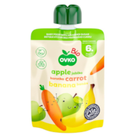 Przecier jabłko-marchew-banan po 6 miesiącu życia BIO 90 g
