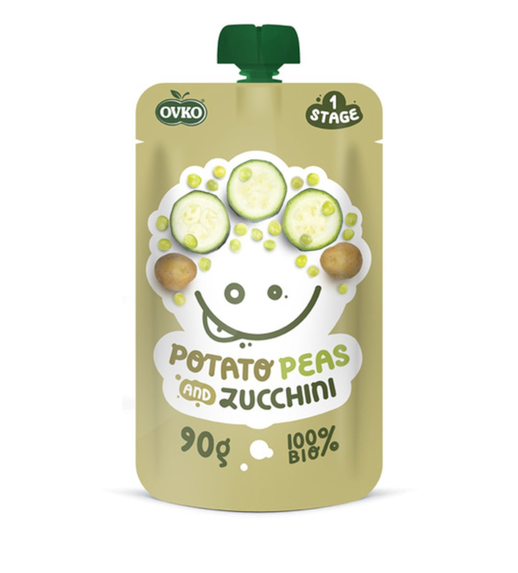 Danie ziemniak-groszek-cukinia po 6 miesiącu życia BIO 90 g