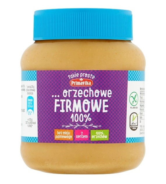 Pasta orzechowa firmowa 100%  z orzeszków arachidowych 350 g