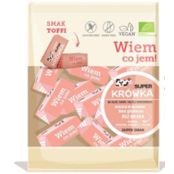 Krówki bezmleczne o smaku toffi BEZGL. BIO 150 g