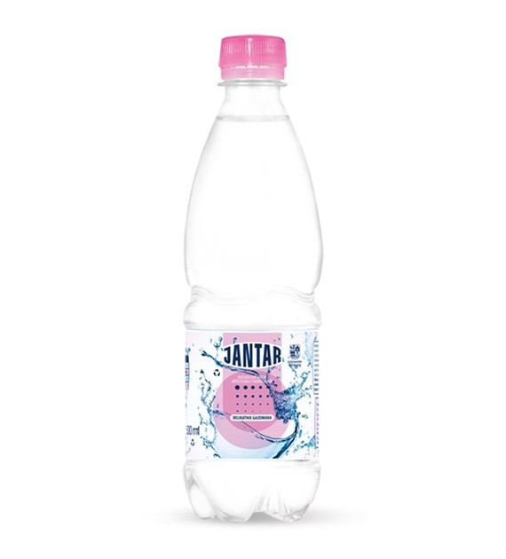 Woda źródlana średniozmineralizowana delikatne gazowana 500 ml