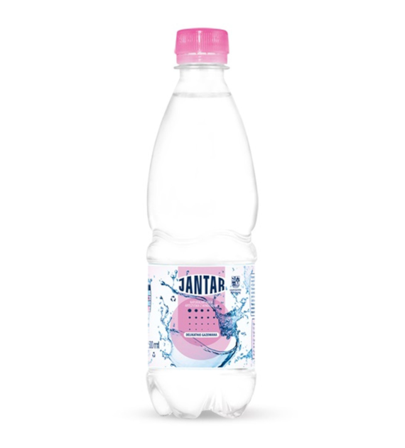 Woda źródlana średniozmineralizowana delikatne gazowana 500 ml