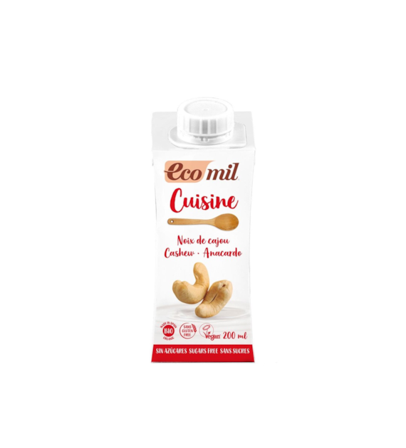 Krem do gotowania z orzechów nerkowca bez dodatku cukru bezglutenowy BIO 200 ml