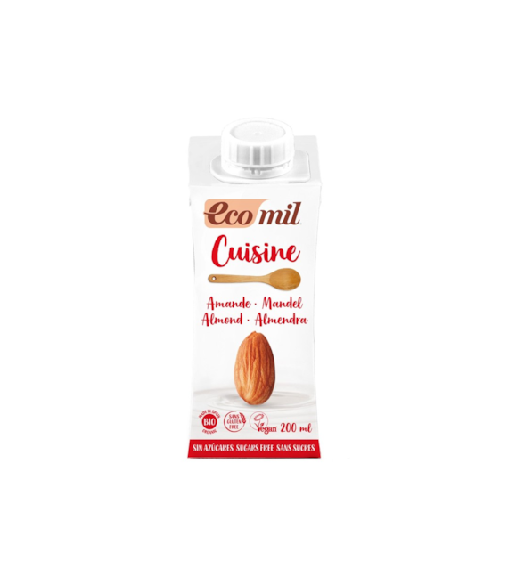 Krem do gotowania z migdałów bez dodatku cukru bezglutenowy BIO 200 ml