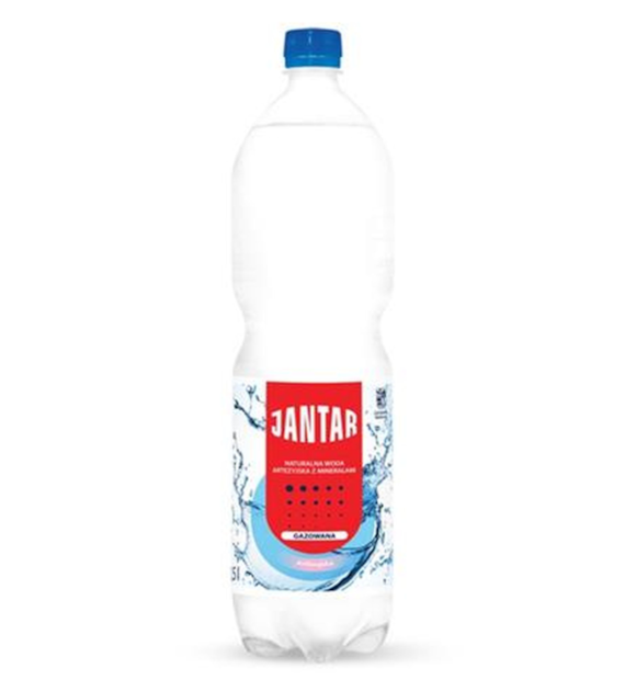 Woda źródlana średniozmineralizowana gazowana 1,5 l