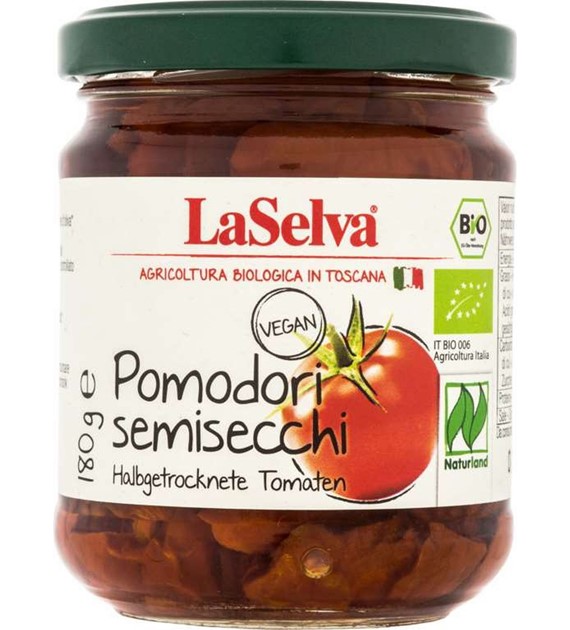 Pomidory podsuszane w oliwie z oliwek BIO 180 g