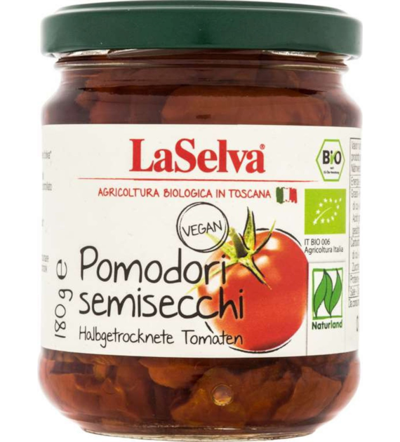 Pomidory podsuszane w oliwie z oliwek BIO 180 g