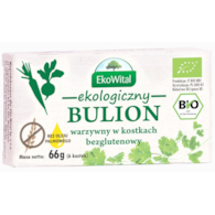 Bulion warzywny w kostkach bez drożdży, bez oleju palmowego BEZGL. BIO 60 g