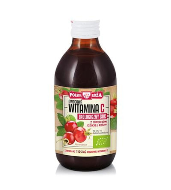 Sok z owoców dzikiej róży Witamina C BIO 250 ml