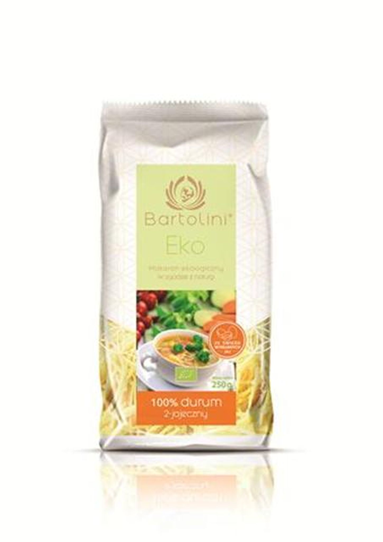 Makaron durum 2-jajeczny krajanka cienka BIO 250 g