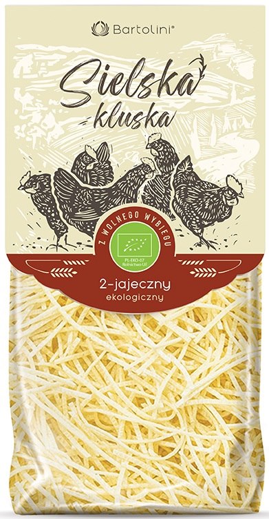 Makaron durum 2-jajeczny krajanka cienka BIO 250 g