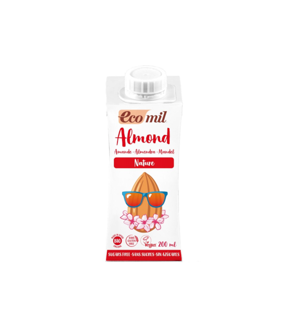 Napój migdałowy bez dodatku cukru bezglutenowy BIO 200 ml