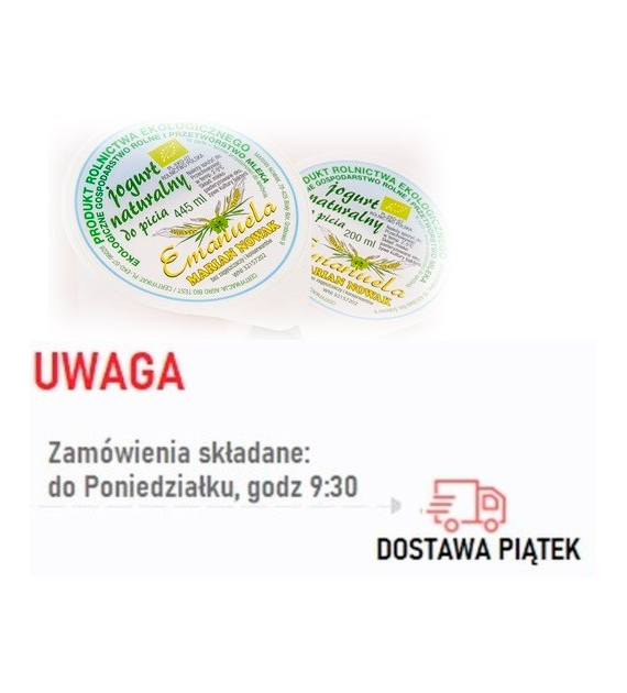 Jogurt naturalny BIO 200 ml