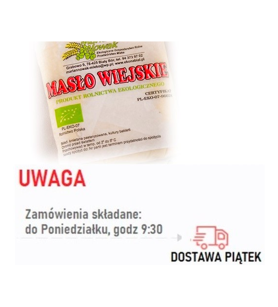 Masło wiejskie BIO kg