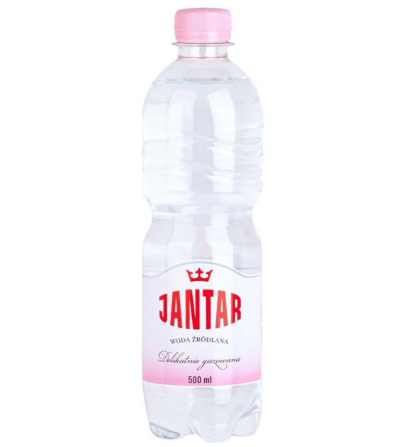 Woda źródlana średniozmineralizowana delikatne gazowana 500 ml