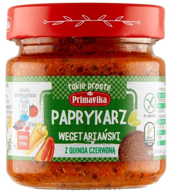 Paprykarz wegeteriański z quinoa czerwoną 160 g