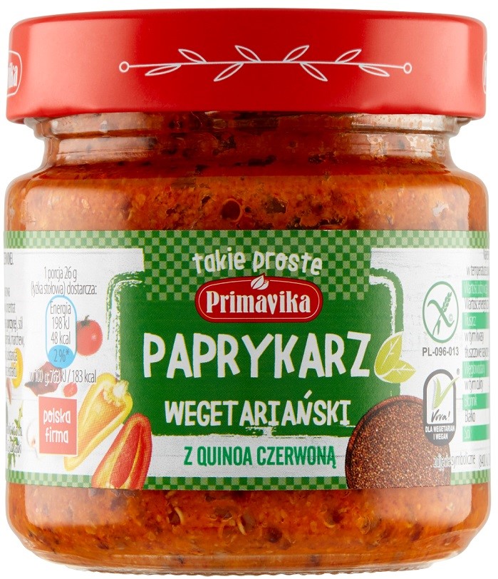 Paprykarz wegeteriański z quinoa czerwoną 160 g