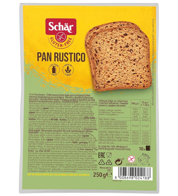 Pan Rustico- chleb wiejski BEZGL. 250 g