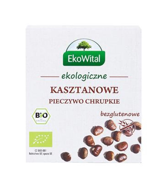 Pieczywo chrupkie kasztanowe BEZGL. BIO 100 g