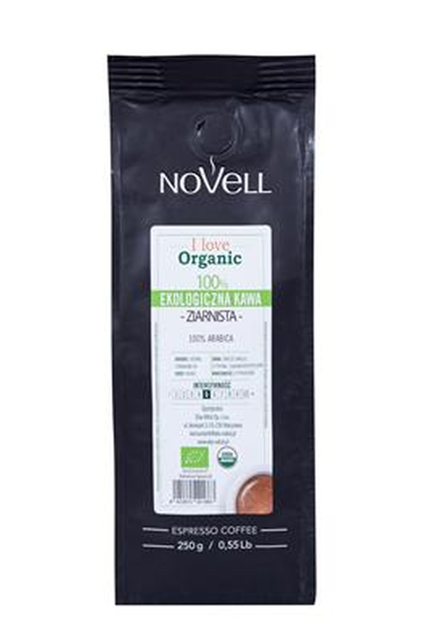 Kawa ziarnista I love Organic BIO 250 g