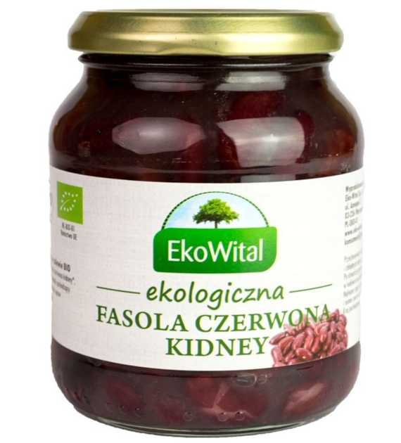 Fasola czerwona kidney w zalewie BIO 360 g / 240 g