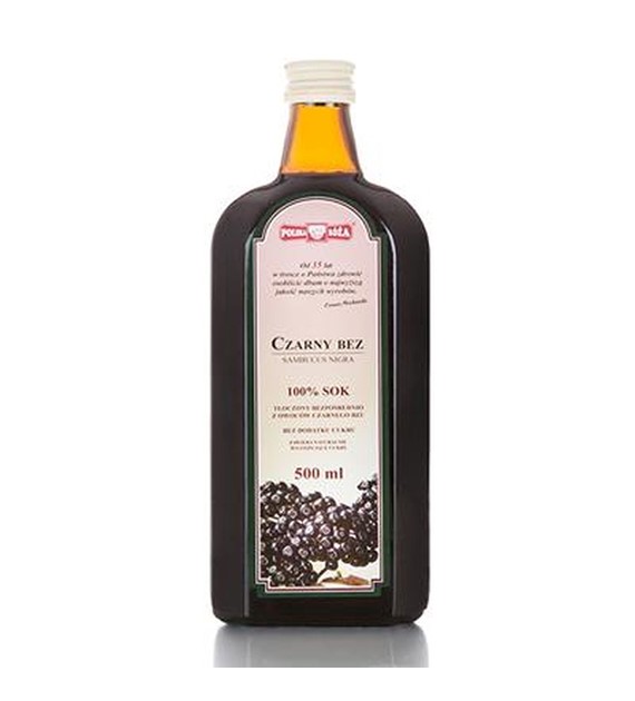 Sok z czarnego bzu 100 % 500 ml