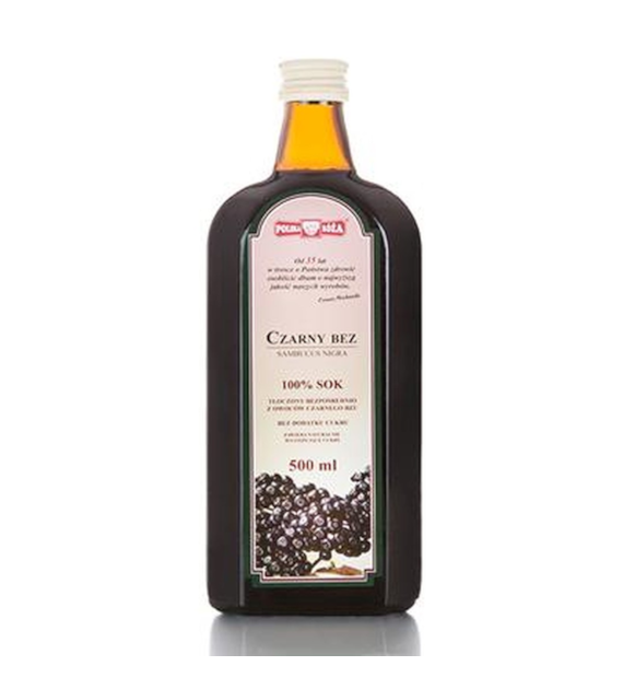 Sok z czarnego bzu 100 % 500 ml