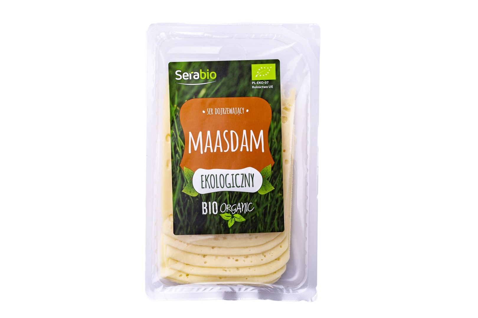 Ser dojrzewający Maasdam w plastrach BIO 125 g