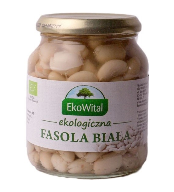 Fasola biała w zalewie BIO 360 g/ 240 g