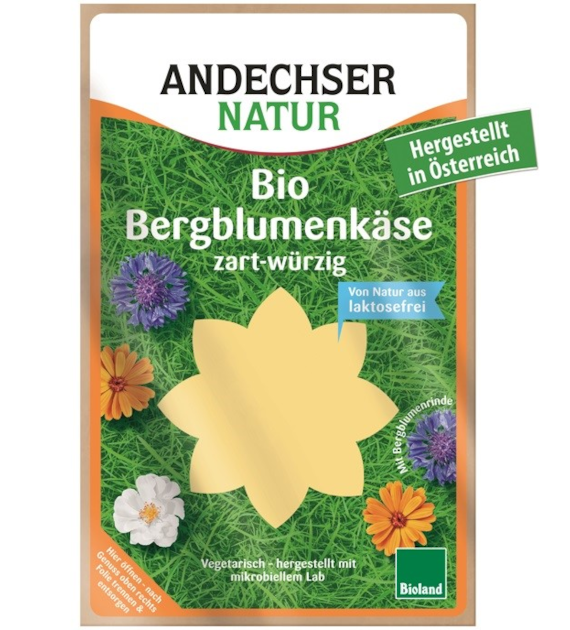 Ser bergblumenkaese w plastrach 50% tł. BIO 125 g