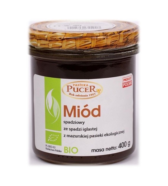 Miód spadziowy ze spadzi iglastej BIO 400 g