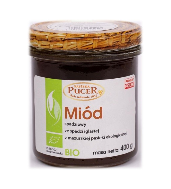 Miód spadziowy ze spadzi iglastej BIO 400 g