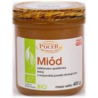 Miód nektarowo-spadziowy leśny BIO 400 g