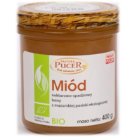 Miód nektarowo-spadziowy leśny BIO 400 g